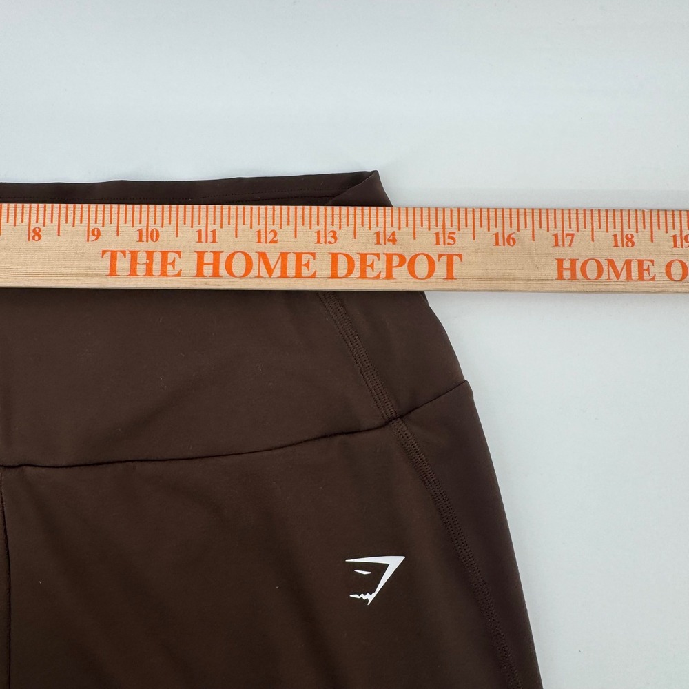 Gymshark Womens XL High Waisted Espresso Brown Recycled Polyester Leggings B7A7J - Picture 5 of 11